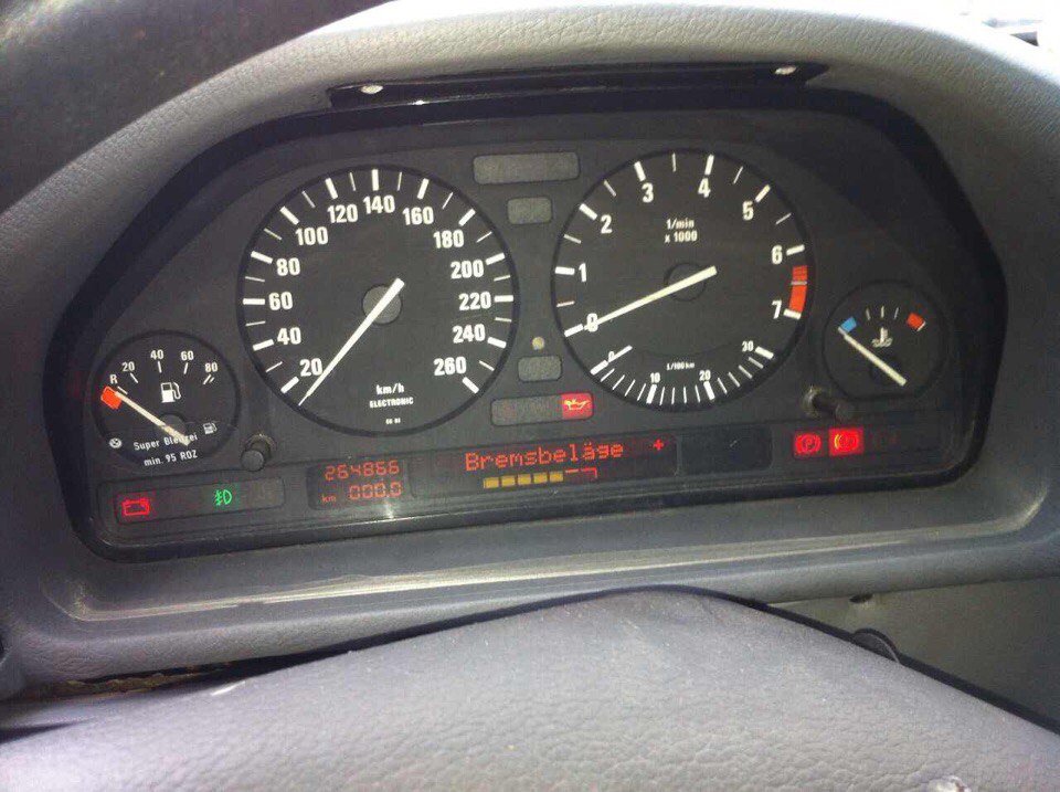 Programming dashboard BMW E32/E34